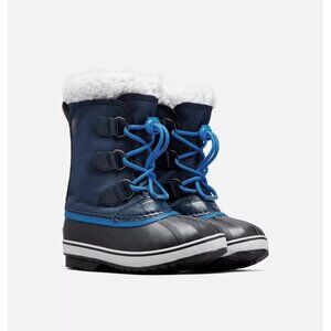 Sorel Yoot Pac Nylon Snow Winter Boot, Collegiate Navy Blue Size Youth 7